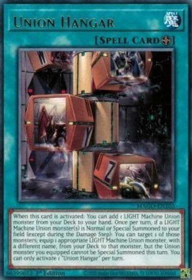 Union Hangar Maximum Gold Yu-Gi-Oh! card