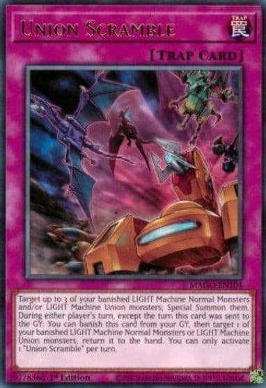 Union Scramble Maximum Gold Yu-Gi-Oh! card