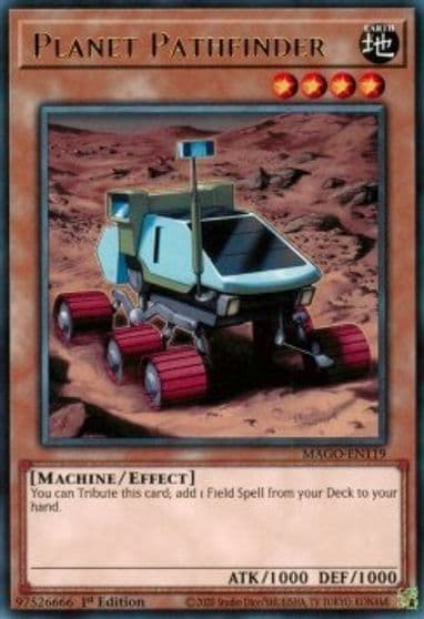 Planet Pathfinder Maximum Gold Yu-Gi-Oh! card