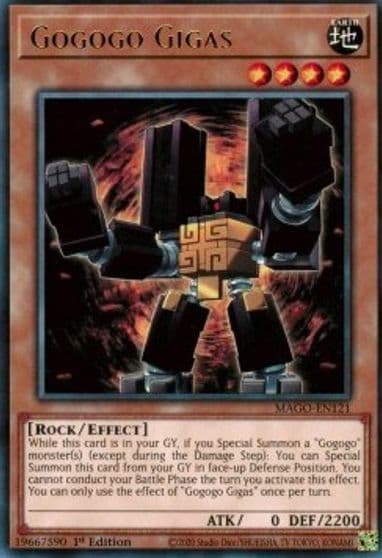 Gogogo Gigas Maximum Gold Yu-Gi-Oh! card