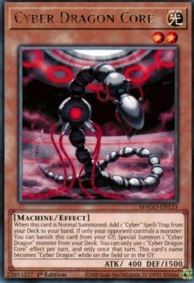 Cyber Dragon Core Maximum Gold Yu-Gi-Oh! card
