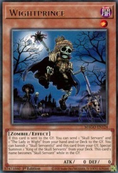 Wightprince Maximum Gold Yu-Gi-Oh! card