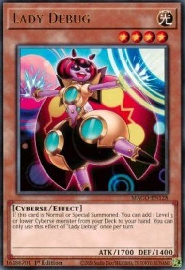 Lady Debug Maximum Gold Yu-Gi-Oh! card