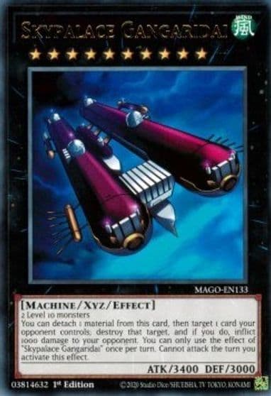Skypalace Gangaridai Maximum Gold Yu-Gi-Oh! card