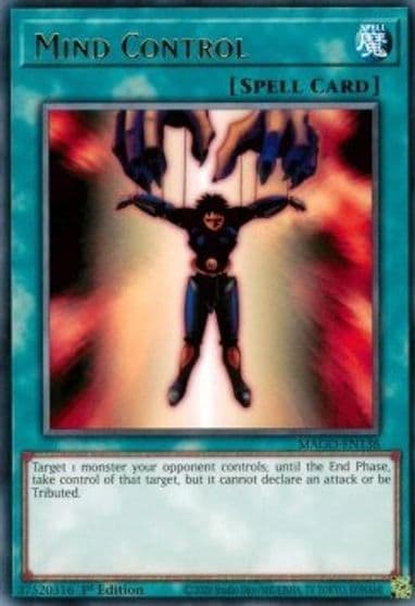 Mind Control Maximum Gold Yu-Gi-Oh! card
