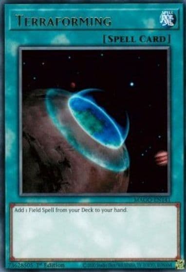 Terraforming Maximum Gold Yu-Gi-Oh! card