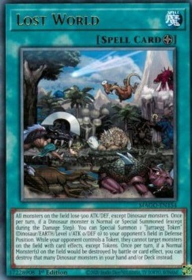 Lost World Maximum Gold Yu-Gi-Oh! card