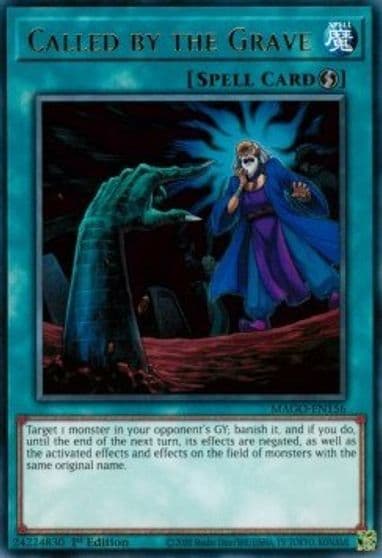 Called by the Grave Maximum Gold Yu-Gi-Oh! card