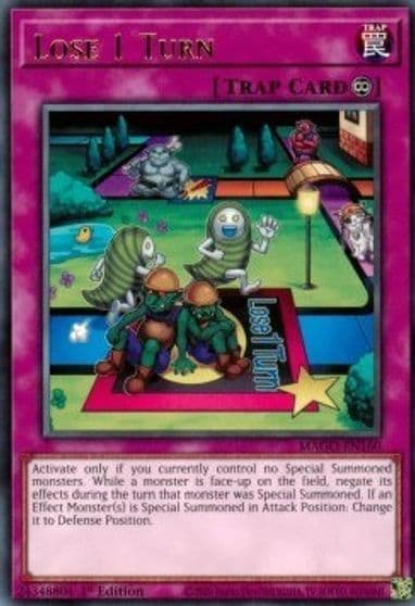 Lose 1 Turn Maximum Gold Yu-Gi-Oh! card
