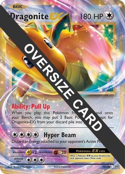 Dragonite EX Jumbo Cards Pokemon card