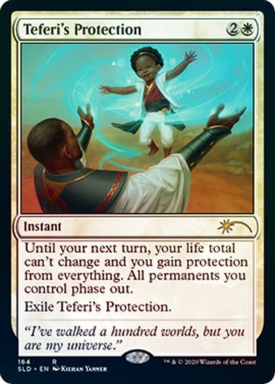 Teferis Protection 164 Secret Lair Drop Series Magic card