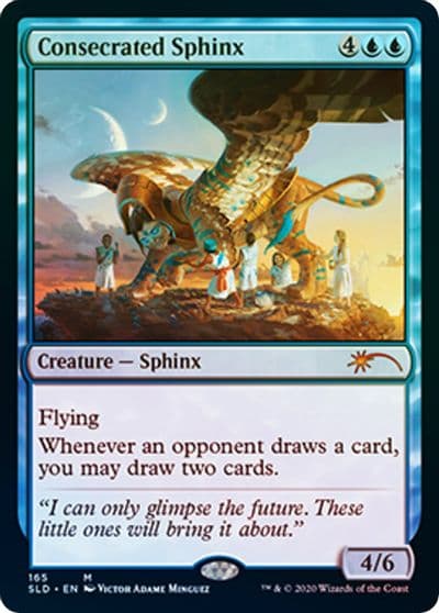 Consecrated Sphinx 165 Secret Lair Drop Series Magic card