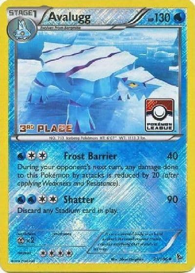 Avalugg (Pokemon League) [3rd Place] League & Championship Cards Pokemon card