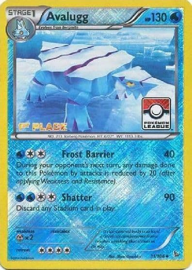 Avalugg (Pokemon League) [1st Place] League & Championship Cards Pokemon card