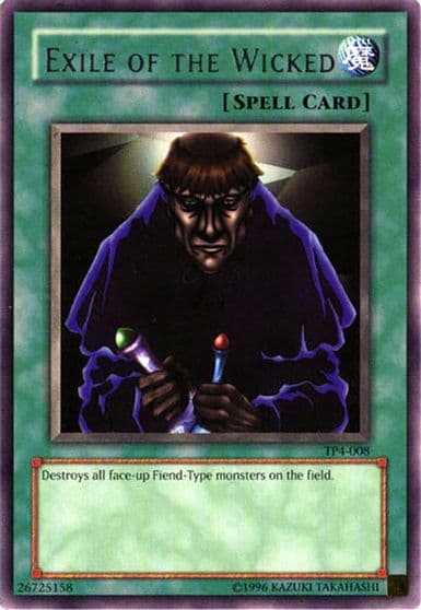 Exile of the Wicked Speed Duel: Tournament Pack 4 Yu-Gi-Oh! card