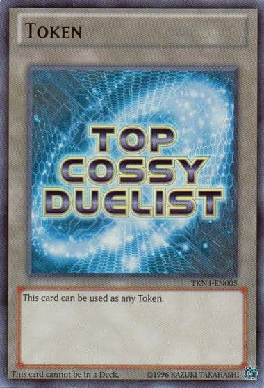 Token Top Ranked COSSY Duelist Blue Yu-Gi-Oh! Tokens Yu-Gi-Oh! card