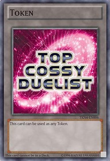 Token Top Ranked COSSY Duelist Red Yu-Gi-Oh! Tokens Yu-Gi-Oh! card