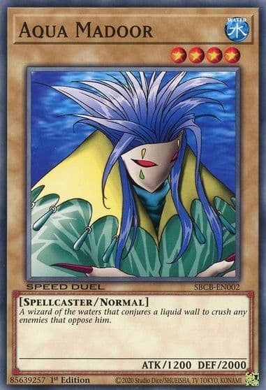 Aqua Madoor Speed Duel: Battle City Box Yu-Gi-Oh! card