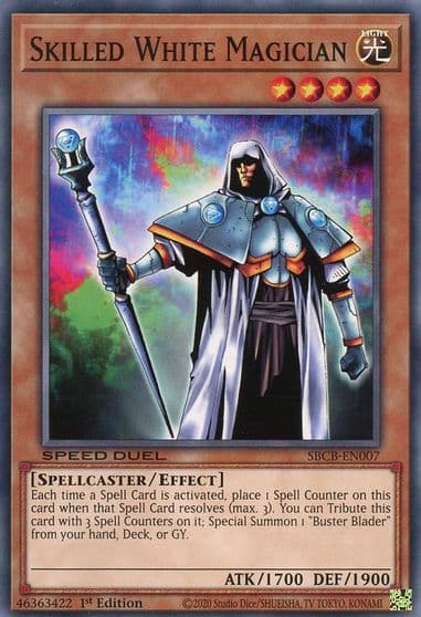 Skilled White Magician Speed Duel: Battle City Box Yu-Gi-Oh! card