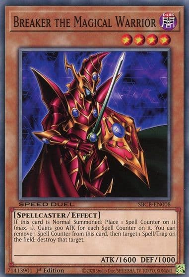 Breaker the Magical Warrior Speed Duel: Battle City Box Yu-Gi-Oh! card