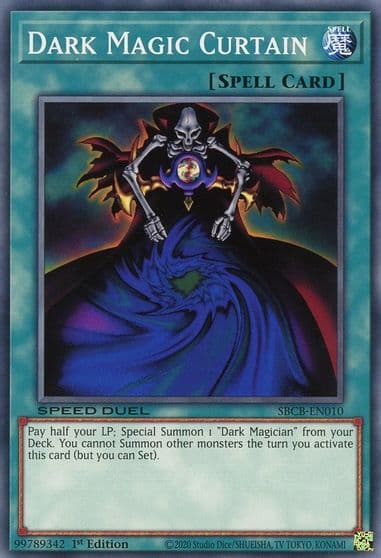 Dark Magic Curtain Speed Duel: Battle City Box Yu-Gi-Oh! card