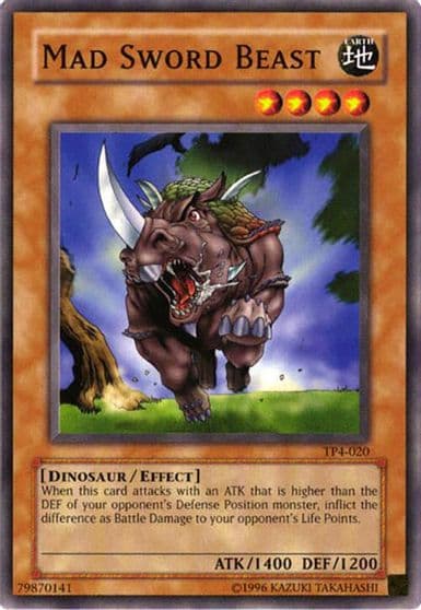 Mad Sword Beast Speed Duel: Tournament Pack 4 Yu-Gi-Oh! card