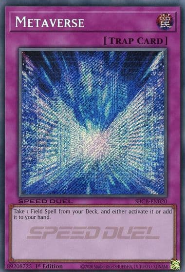 Metaverse Secret Speed Duel: Battle City Box Yu-Gi-Oh! card
