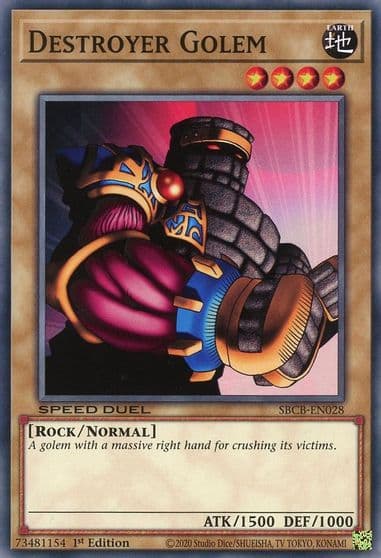 Destroyer Golem Speed Duel: Battle City Box Yu-Gi-Oh! card
