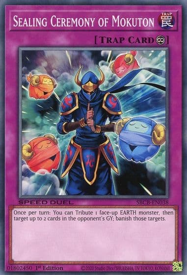 Sealing Ceremony of Mokuton Speed Duel: Battle City Box Yu-Gi-Oh! card