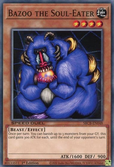 Bazoo the Soul Eater Speed Duel: Battle City Box Yu-Gi-Oh! card