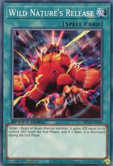 Wild Natures Release Speed Duel: Battle City Box Yu-Gi-Oh! card