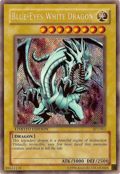 Blue Eyes White Dragon 2002 Collectors Tin Yu-Gi-Oh! card