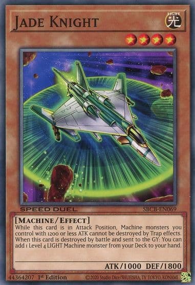 Jade Knight Speed Duel: Battle City Box Yu-Gi-Oh! card