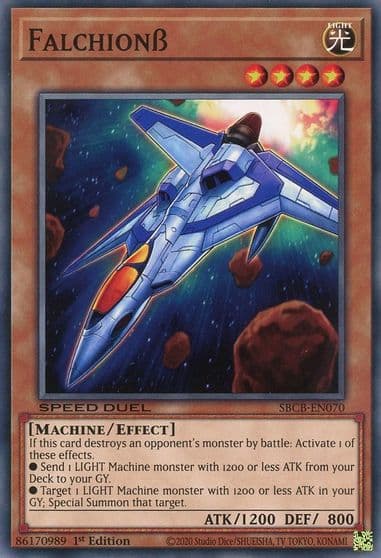 Falchion Beta Speed Duel: Battle City Box Yu-Gi-Oh! card