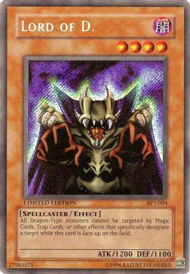 Lord of D 2002 Collectors Tin Yu-Gi-Oh! card