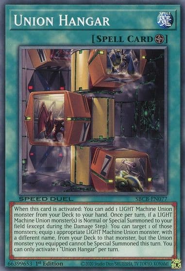 Union Hangar Speed Duel: Battle City Box Yu-Gi-Oh! card