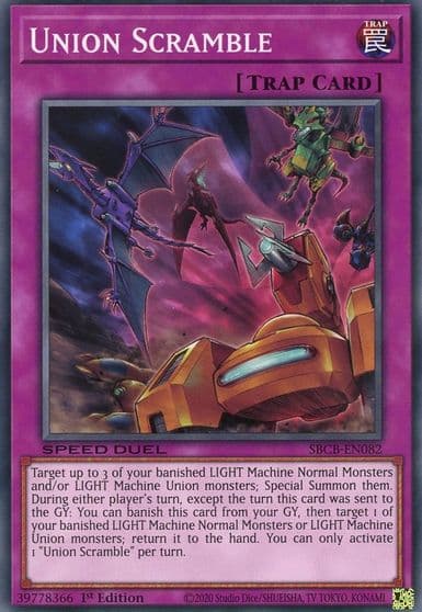 Union Scramble Speed Duel: Battle City Box Yu-Gi-Oh! card