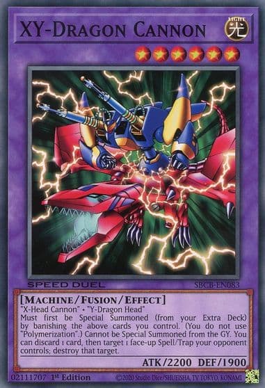 XY Dragon Cannon Speed Duel: Battle City Box Yu-Gi-Oh! card