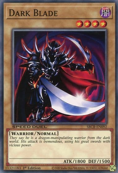 Dark Blade Speed Duel: Battle City Box Yu-Gi-Oh! card