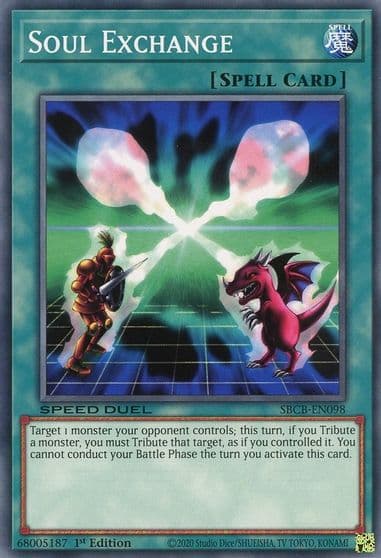 Soul Exchange Speed Duel: Battle City Box Yu-Gi-Oh! card
