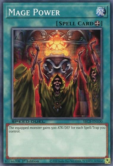 Mage Power Speed Duel: Battle City Box Yu-Gi-Oh! card