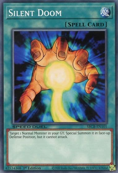 Silent Doom Speed Duel: Battle City Box Yu-Gi-Oh! card
