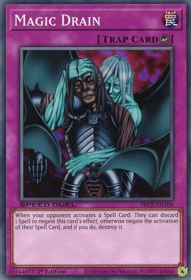 Magic Drain Speed Duel: Battle City Box Yu-Gi-Oh! card