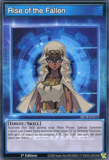 Rise of the Fallen Speed Duel: Battle City Box Yu-Gi-Oh! card