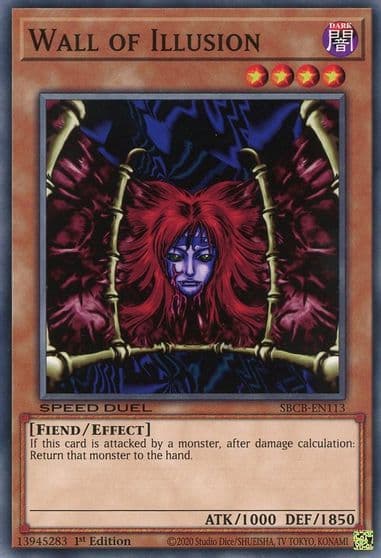 Wall of Illusion Speed Duel: Battle City Box Yu-Gi-Oh! card