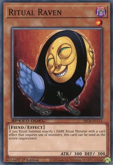 Ritual Raven Speed Duel: Battle City Box Yu-Gi-Oh! card