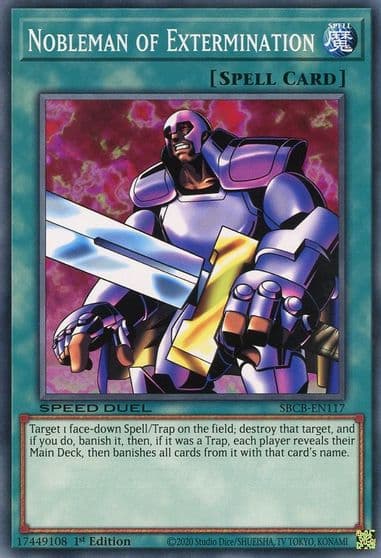 Nobleman of Extermination Speed Duel: Battle City Box Yu-Gi-Oh! card