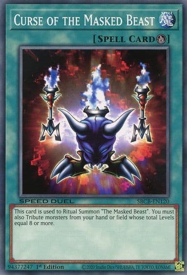 Curse of the Masked Beast Speed Duel: Battle City Box Yu-Gi-Oh! card