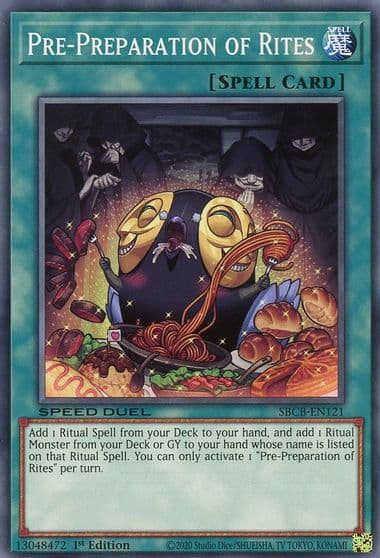 Pre Preparation of Rites Speed Duel: Battle City Box Yu-Gi-Oh! card