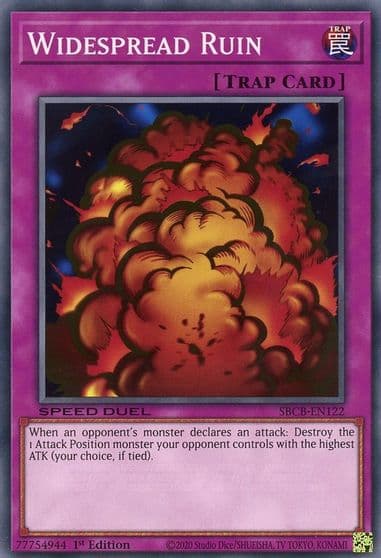 Widespread Ruin Speed Duel: Battle City Box Yu-Gi-Oh! card